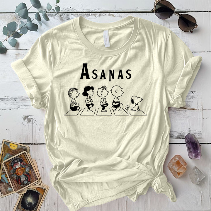 Asanas Crosswalk T-Shirt Mockup natural