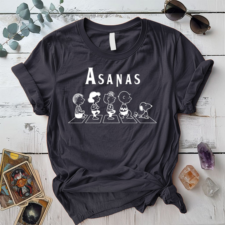 Asanas Crosswalk T-Shirt Mockup dark-heather-grey