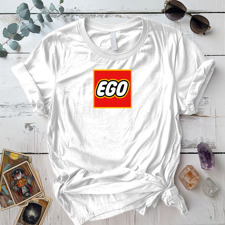 Ego T-Shirt Mockup White