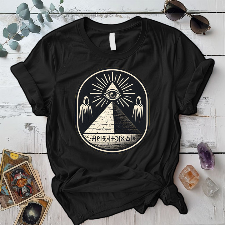 Eye of the Ascended T-Shirt Mockup Black