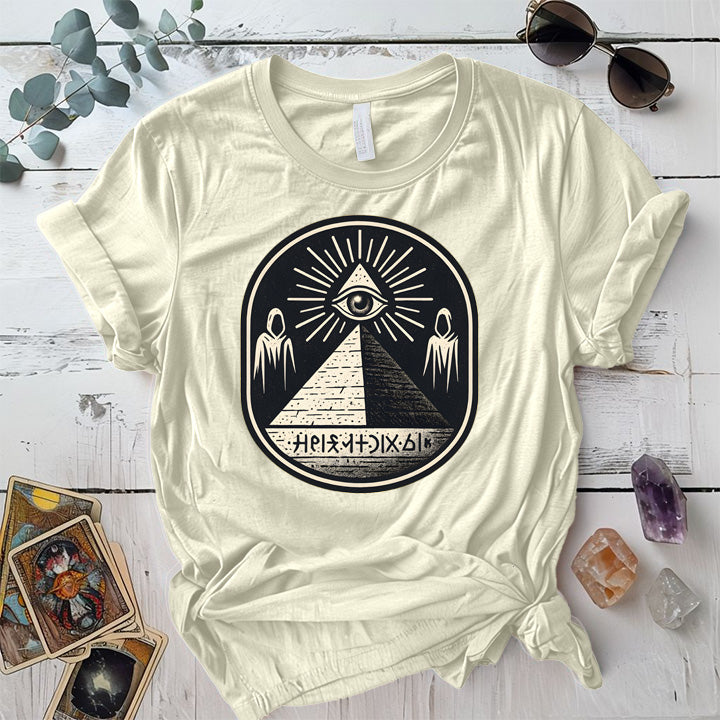 Eye of the Ascended T-Shirt Mockup Natural