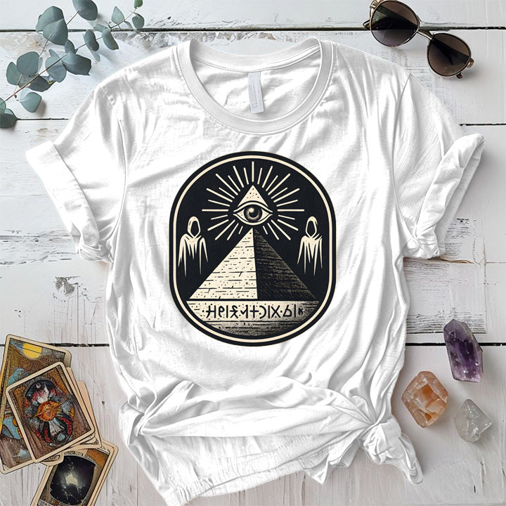 Eye of the Ascended T-Shirt Mockup White
