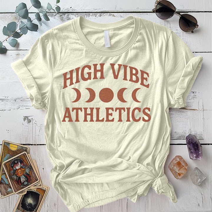 High Vibe Athletics T-Shirt Mockup Natural