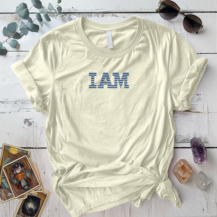 I Am T-Shirt Mockup Natural
