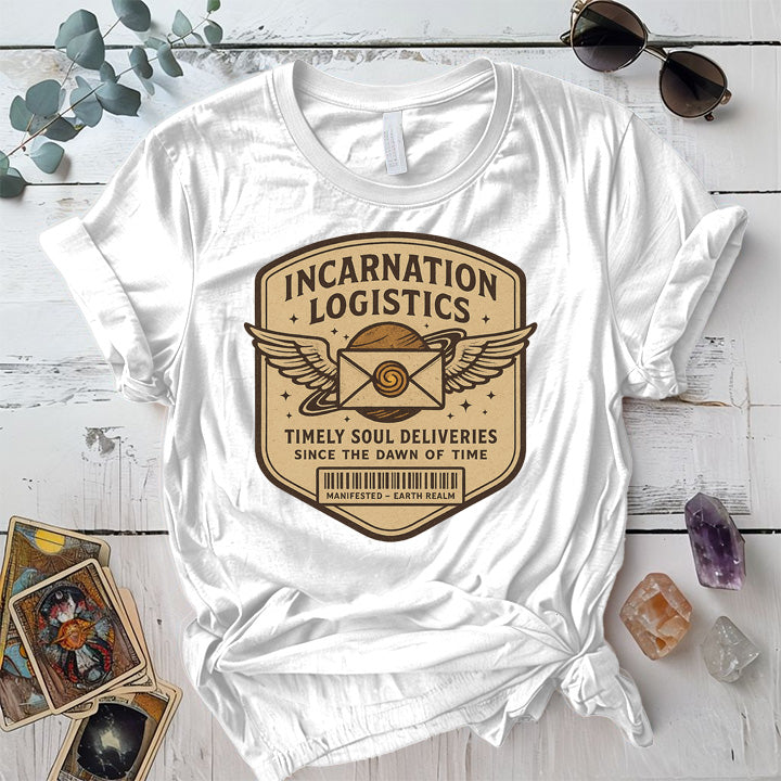 Incarnation Logistics T-Shirt Mockup White