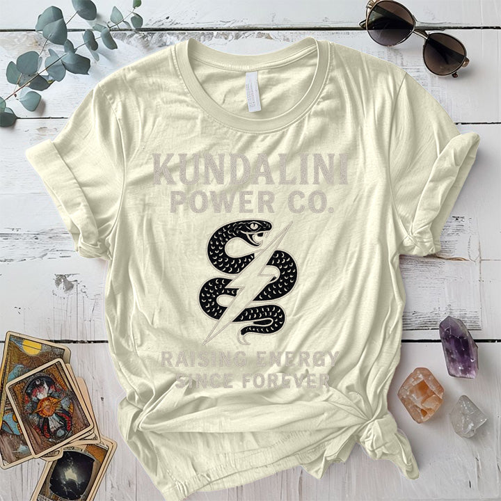 Kundalini Energy T-Shirt Mockup Natural