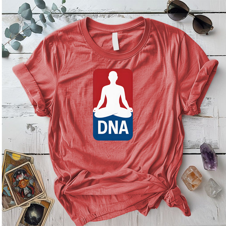 Spiritual DNA T-Shirt Mockup Coral Silk