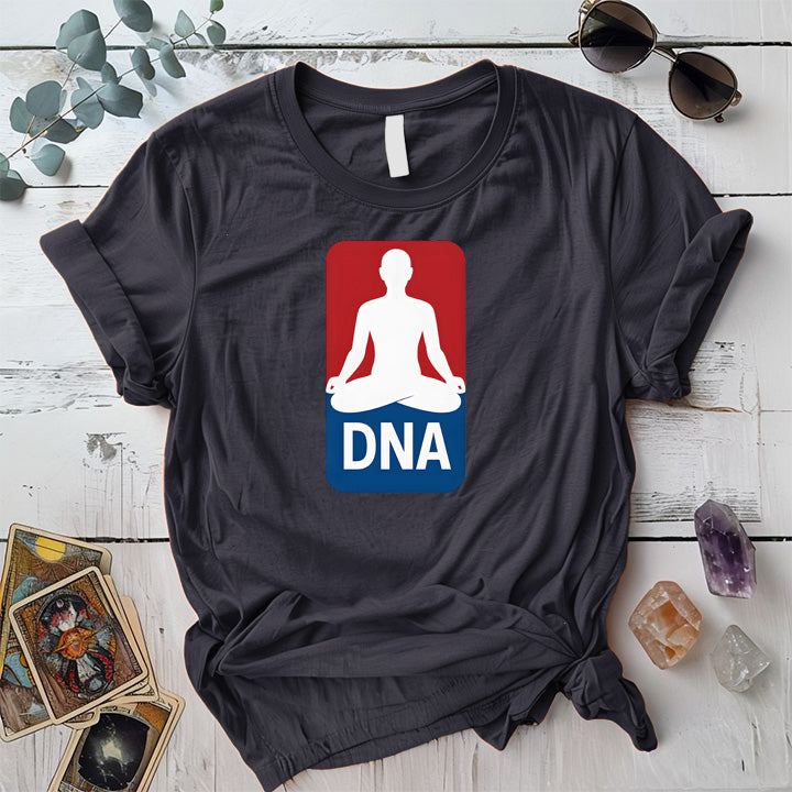 Spiritual DNA T-Shirt Mockup Dark Heather Grey