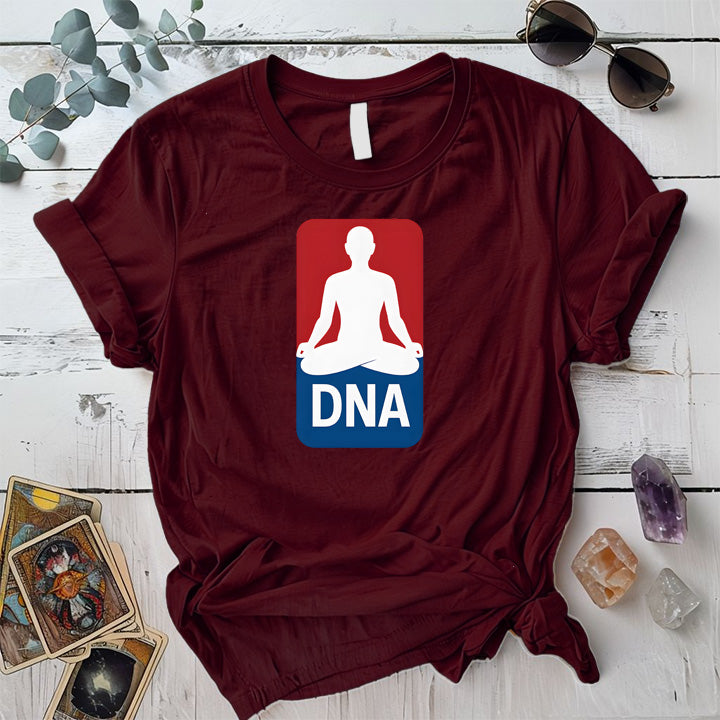 Spiritual DNA T-Shirt Mockup Maroon