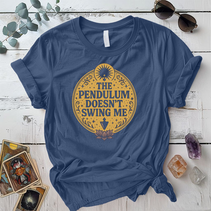 Pendulum Doesnt Swing Me T-Shirt Mockup coral-silk