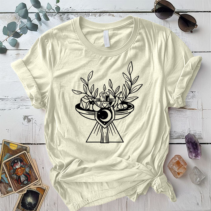 Boho Alter T Shirt Natural Mockup