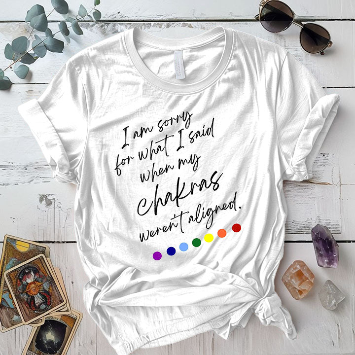 Im Sorry For What I Said T Shirt White Mockup