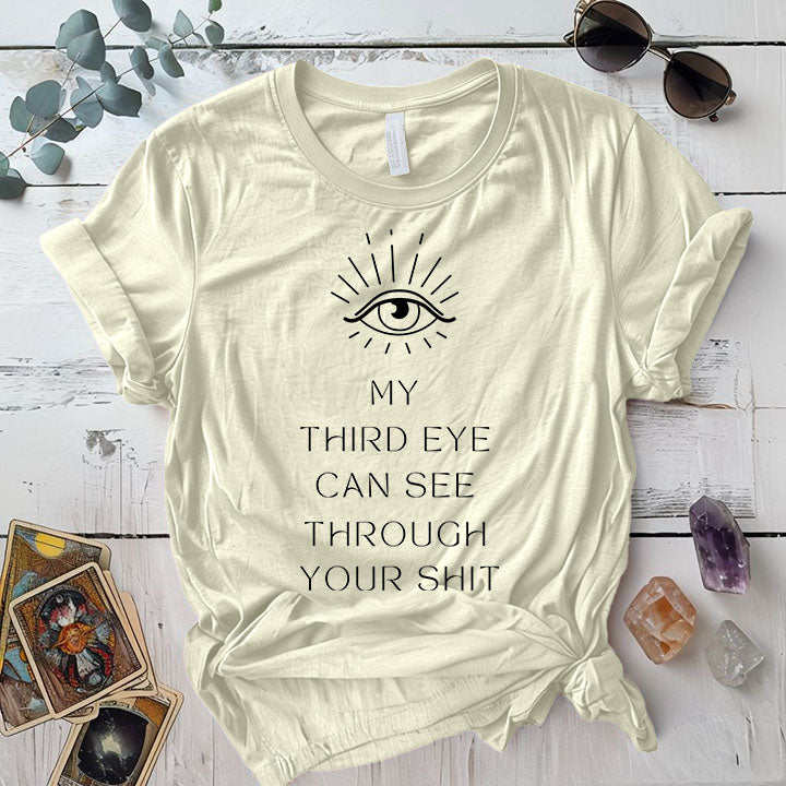 My Third Eye T Shirt Natural Mockup
