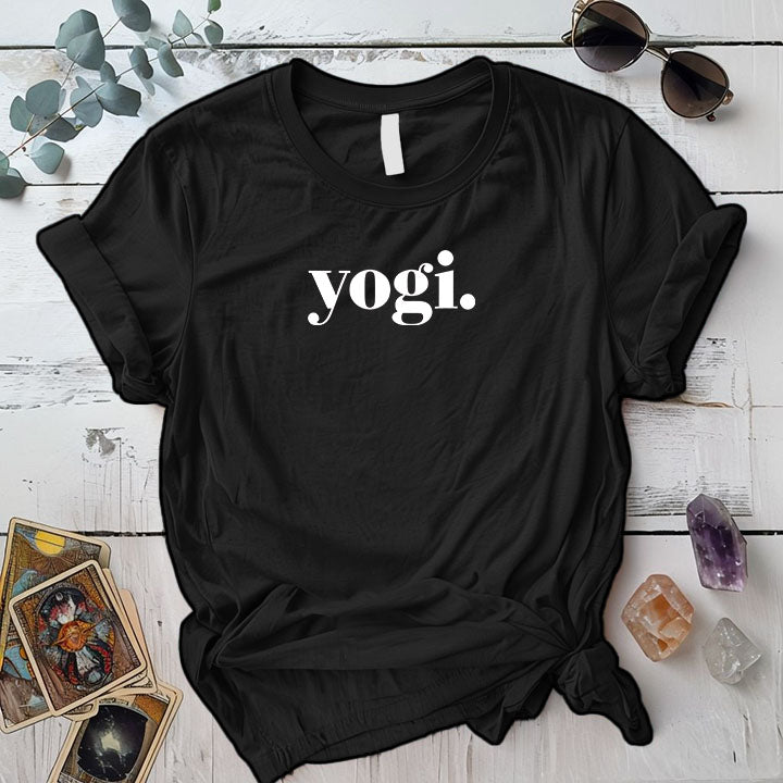 Yogi T Shirt Black Mockup