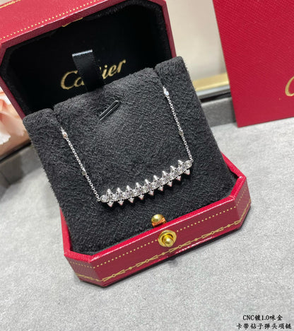 CLASH PINK GOLD NECKLACE