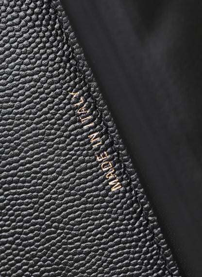 CC 25C Top Handle 18cm Black Grained Calfskin