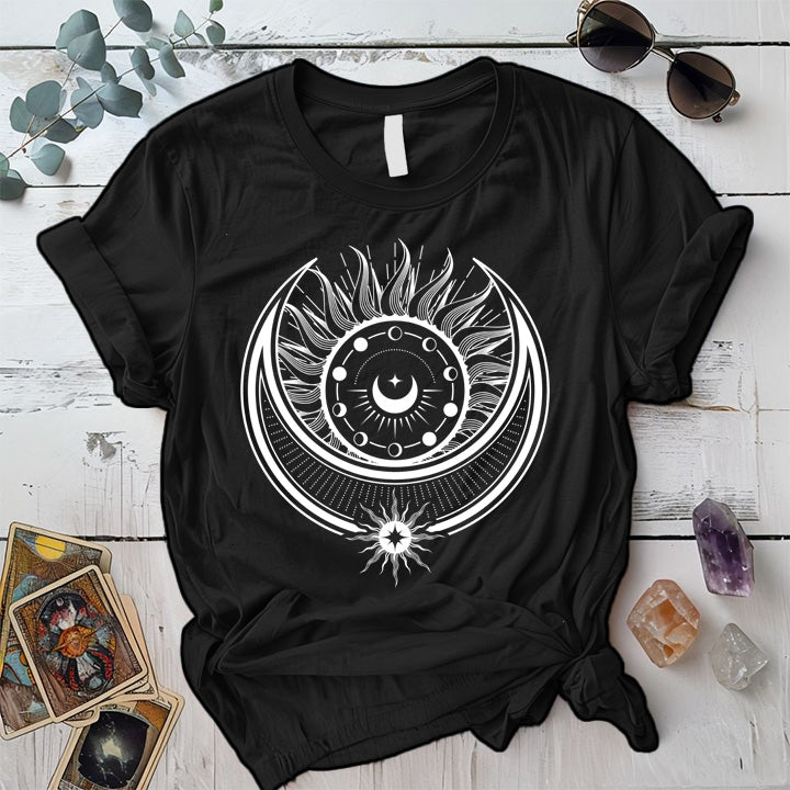 Celestial Alchemy T-Shirt Mockup Black