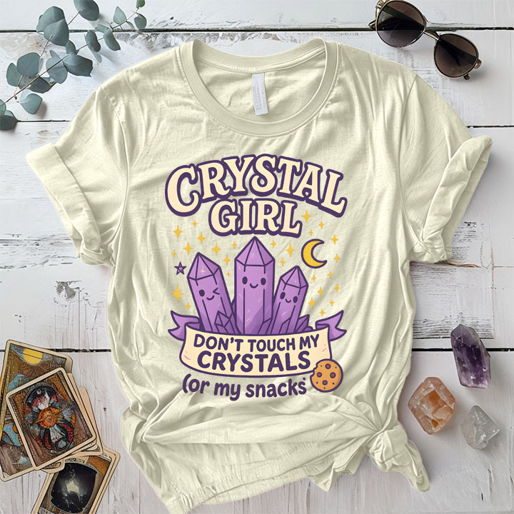 Crystal Girl T-Shirt Mockup Natural
