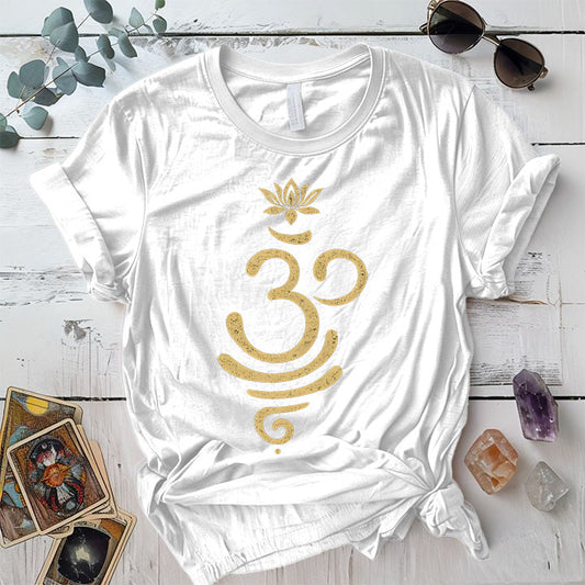 Om Infinity T-Shirt Mockup White
