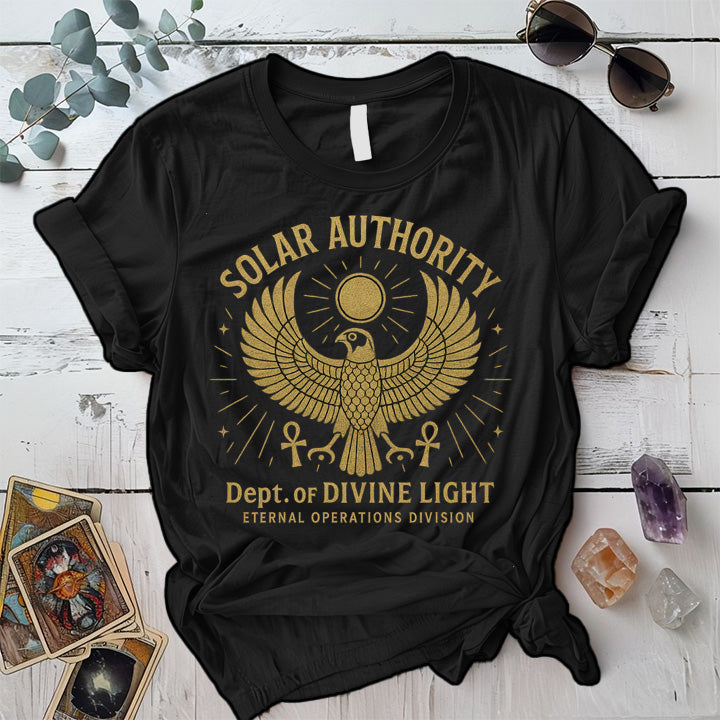 Ra Egyptian Sun God T-Shirt Mockup Black