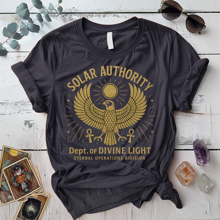 Ra Egyptian Sun God T-Shirt Mockup Dark Heather Grey