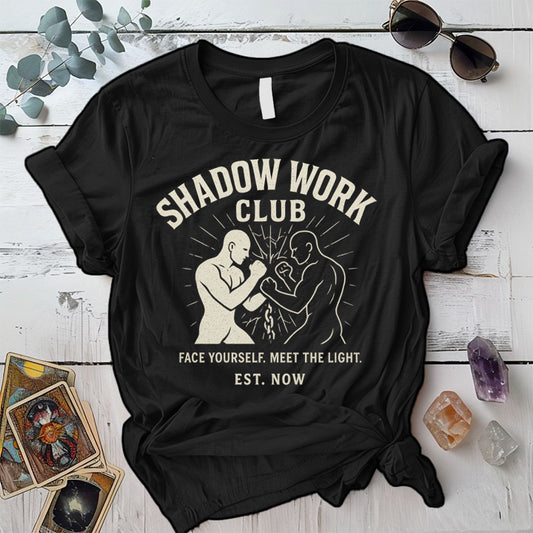 Shadow Work Club T-Shirt Mockup Black