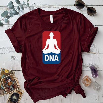 Spiritual DNA T-Shirt Mockup Maroon