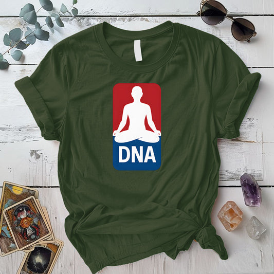 Spiritual DNA T-Shirt Mockup Military Green