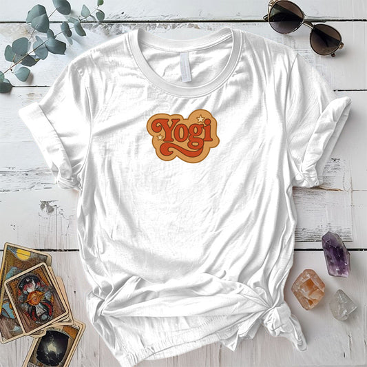 Yogi 70s Retro T-Shirt Mockup white