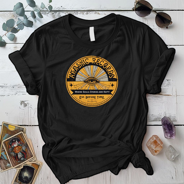 Akashic Records T-Shirt Mockup Black