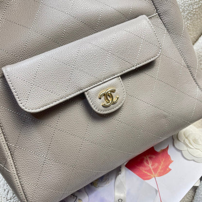 Chanel 2026 Shopping Bag 39cm Grained Calfskin Leather