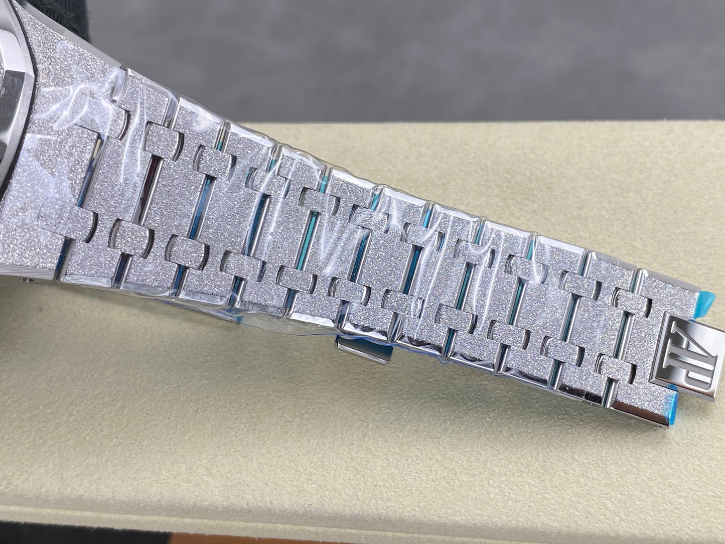 Audemars Piguet Royal Oak Chronograph 41mm Frosted Steel Case Grey Dial