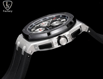 Audemars Piguet Royal Oak Offshore Chronograph 41mm Steel Case Black Silver Dial