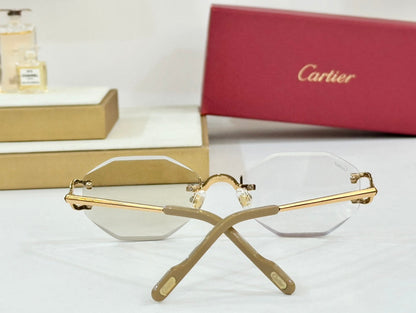 PHOTOCHROMIC LENSES GEOMETRIC FRAME SUNGLASSES CT0581S IN METAL