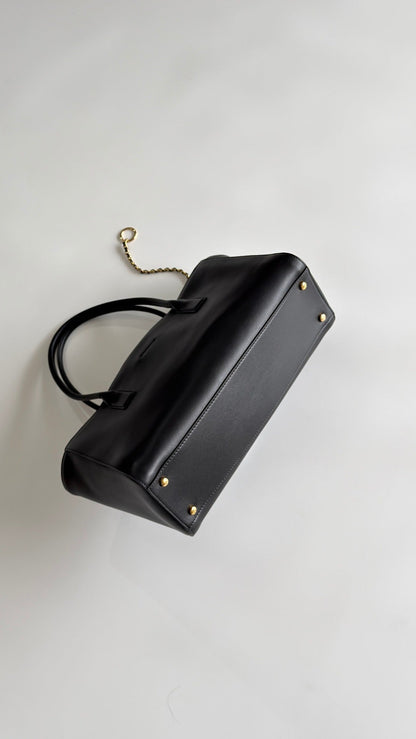 Chanel 2026 Executive Cerf Tote Bag Black Calfskin