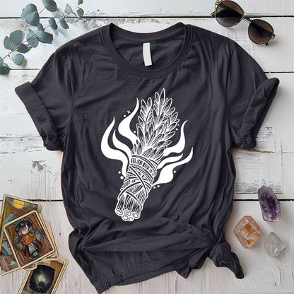 Sage T Shirt Dark Heather Grey Mockup